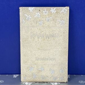 Rip Van Winkle Book Washington Irving Copyright 1896